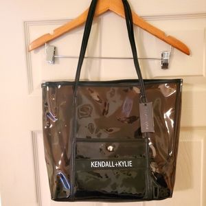 Kendall and Kylie Clear PVC Tote